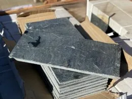Індійський сланець Silver Grey Slate Tiles 40*20*1 см.