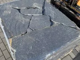 Грецький сланець Karistos чорний (колотий, великий формат)