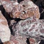 Валун бордовий Rouge Royal Rock 20-24 см. (Греція)