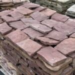 Теребовлянський пісковик бордо (колотий, 2-4 см)